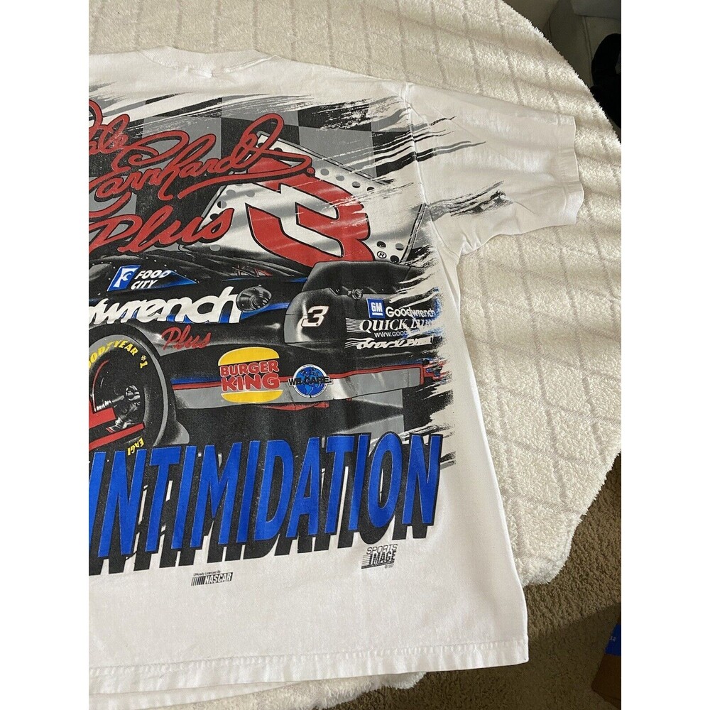 Vintage Dale Earnhardt #3 Sports Image 1997 AOP 2 Sided  Men’s T Shirt Size L - Picture 13 of 16